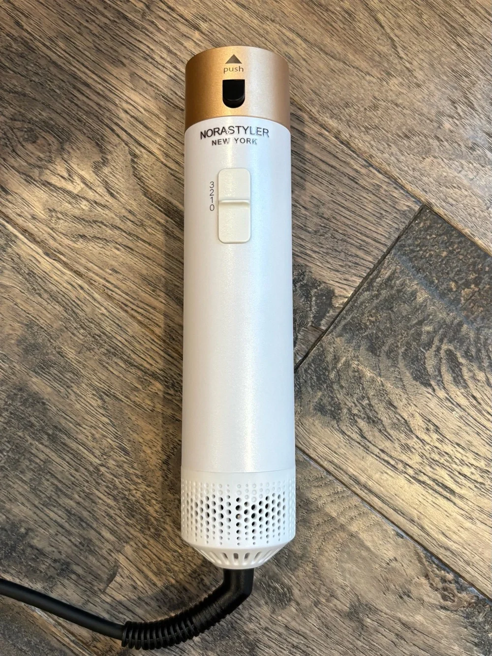 5-in-1 Nora Styler Hair Dryer Brush - White & Gold